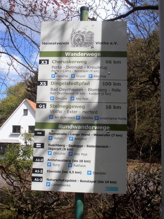 Gasthaus Schadde Vlotho Bagian luar foto
